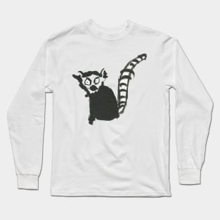 Lemur Doodle Long Sleeve T-Shirt